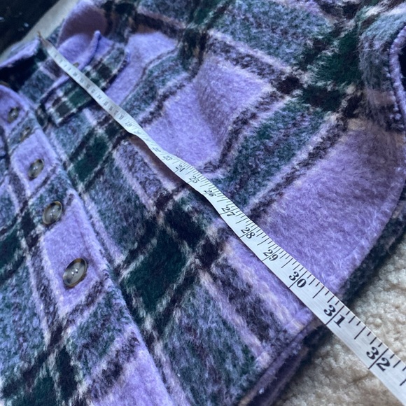 Avec Les Filles Plaid Fully lined Shirt Jacket -Shacket Small - Picture 14 of 17